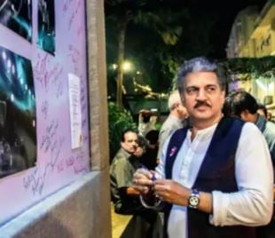 Anand Mahindra in Mahindra Blue festival