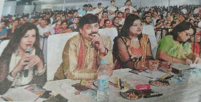 Anand Mohan Pandey in Dainik Jagran Dandiya Show