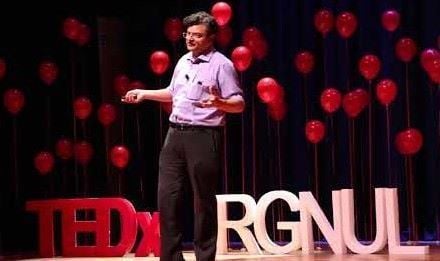 Anand Ranganathan at a TEDx event