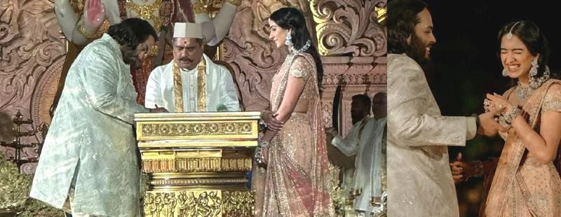 Radhika Merchant and Anant Ambani