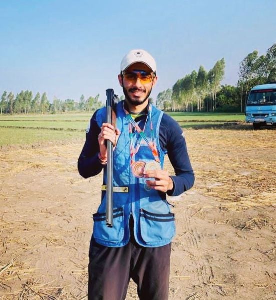 Anantjeet Singh Naruka at the 64th National Shooting Championship Competition 2021
