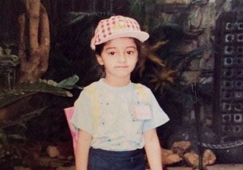 Ananya Panday childhood picture