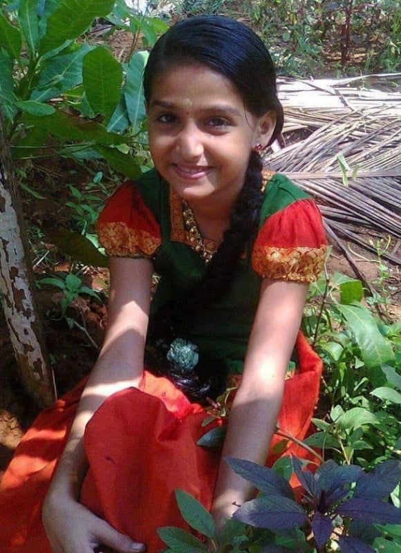 Anaswara Rajan during the shoot of her first short film