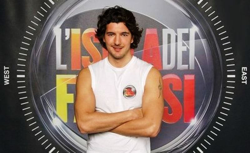 Andrea Preti in a still from the reality show 