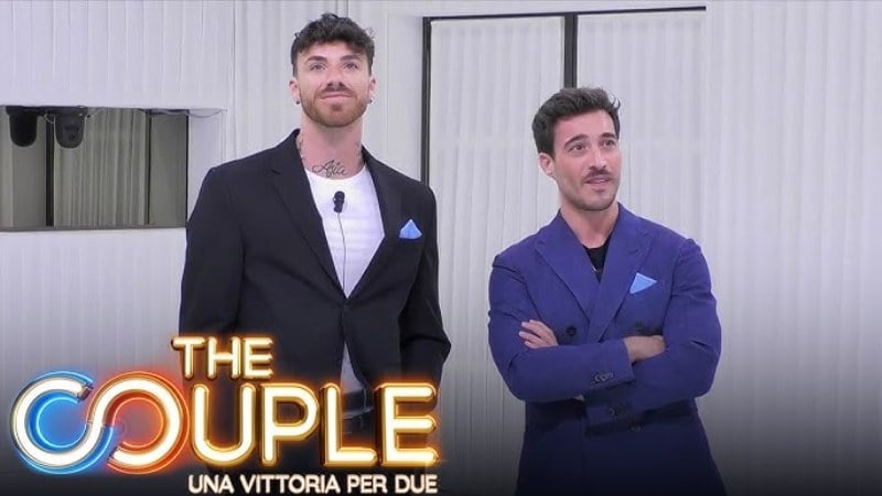 Andrea Tabanelli and Antonino Spinalbese in a still from the reality show 