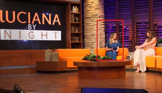 Andressa Urach on the sets of the show Luciana by Night (2019)