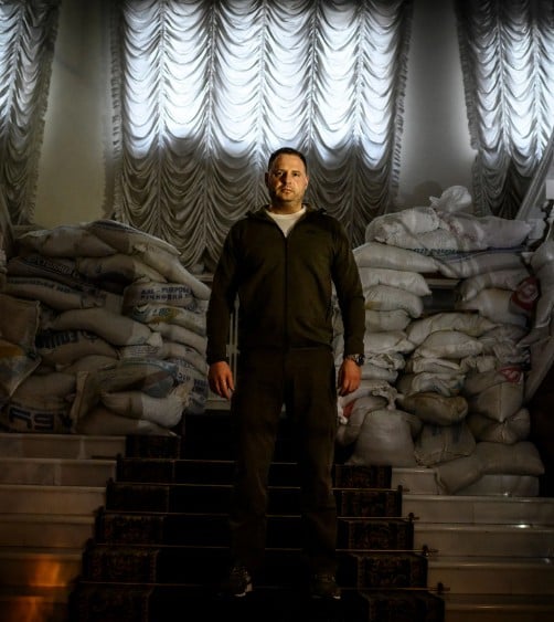 Andriy Yermak on the cover of the print edition of Time magazine