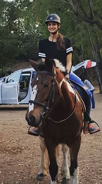 Aneesha Shah Riding Her Horse