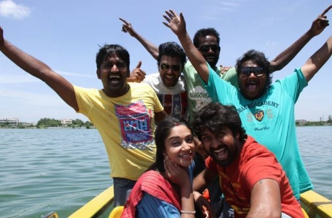 Angana Roy in a scene from the Tamil film Mahabalipuram