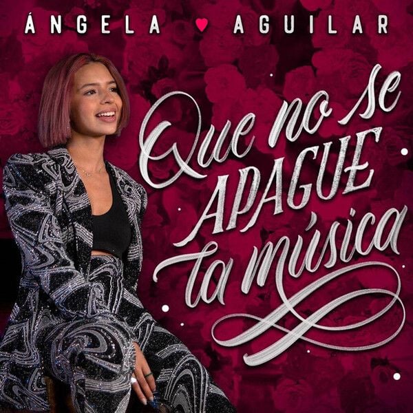 Ángela Aguilar on the poster of his EP titled
