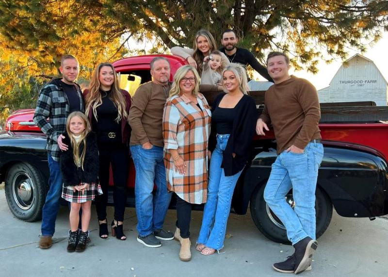 Angela Murray with her family