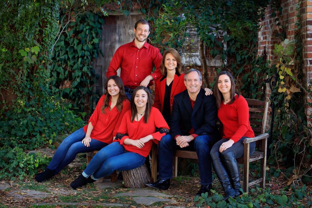 Angela Paxton with her family