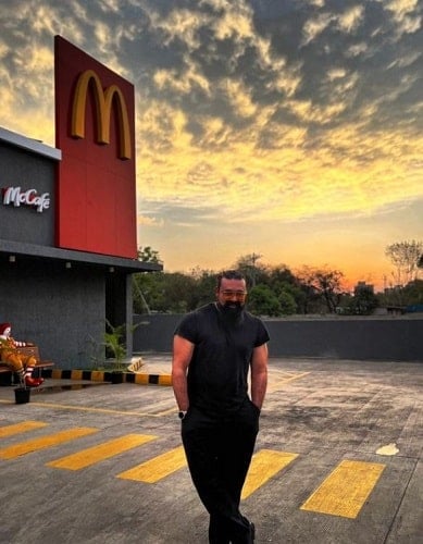 Aniket Chouhan during his vacation