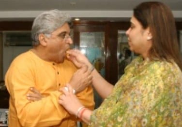 Anita Goyal with Javed Akhtar
