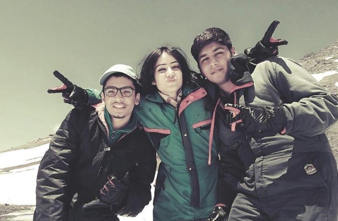 Anjali Krishna during a trip