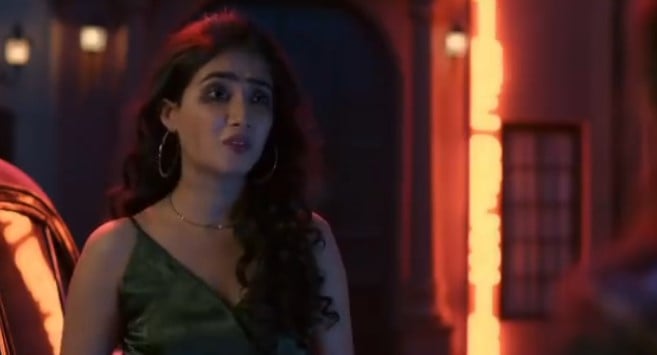 Anjali Krishna in a still from a television commercial