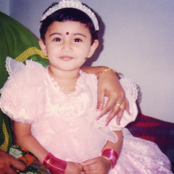 Anjana Jayaprakash childhood picture