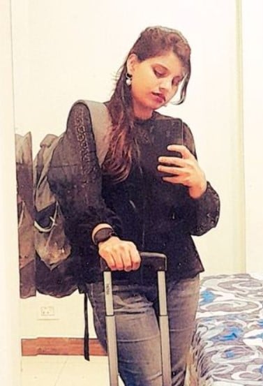 Anju (Pakistan) when she was living in India