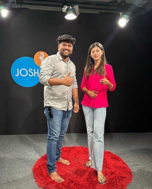 Ankita PrabhuWalawalkar at the Josh Talks Studio in Pune, Maharashtra