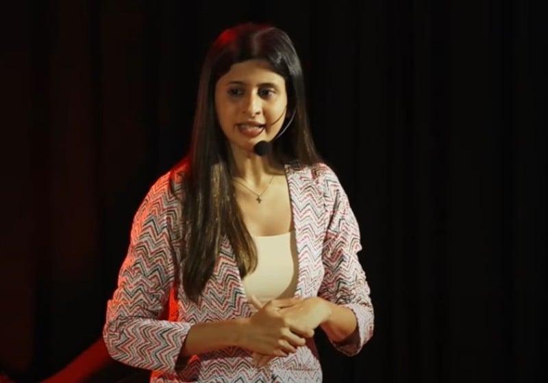 Ankita PrabhuWalawalkar at the TEDx Talks event in Kalyan, Maharashtra