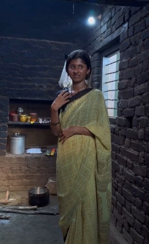 Ankita PrabhuWalawalkar in a still from the music video of Tuch Morya