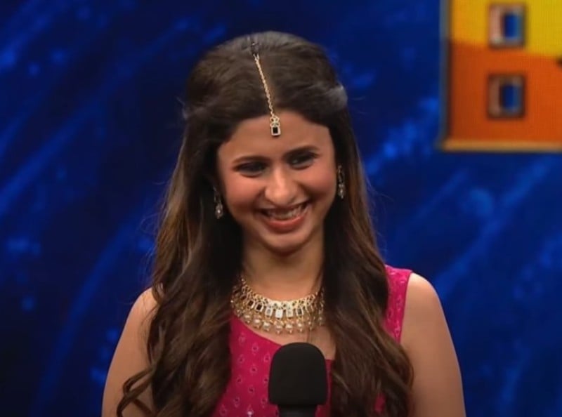 Ankita PrabhuWalawalkar in a still from the reality show Bigg Boss Marathi 5 (2024)