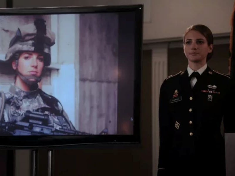 Anna Osceola in a still from the show, Rizzoli &amp; Isles