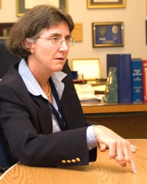 Anne Kirkpatrick at her office