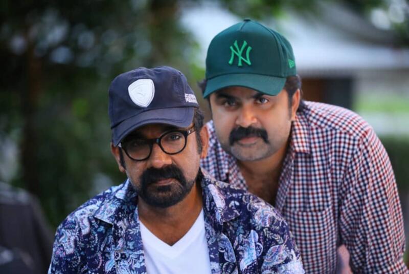 Anoop Menon with film director Ranjith
