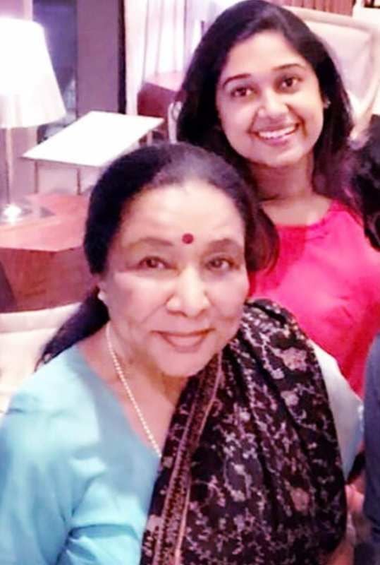 Antara Mitra with Asha Bhosle