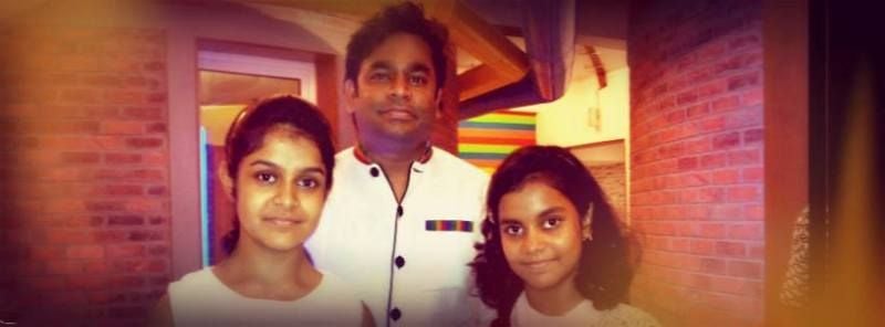 Antara Nandy (left) and A.R. Rahman, musician and the founder of KM College of Music &amp; Technology