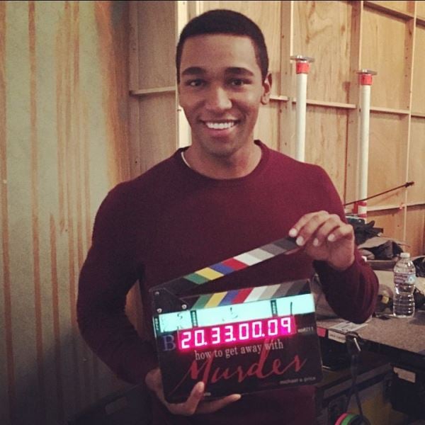 Anthony Hill on the sets of the TV series How to Get Away with Murder