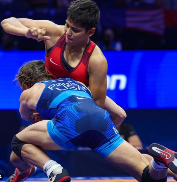 Antim at the United World Wrestling (UWW) Championships in Belgrade, Serbia