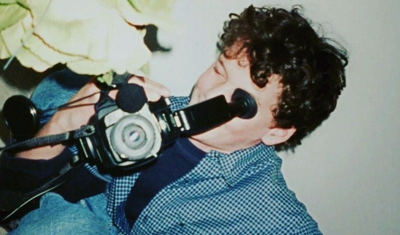 Anton Yelchin with his camera