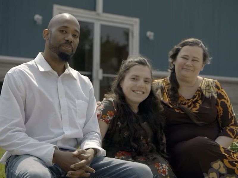 Antwon and Cynthia Mans with Natalia Grace