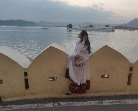 Anubha Arora during a trip