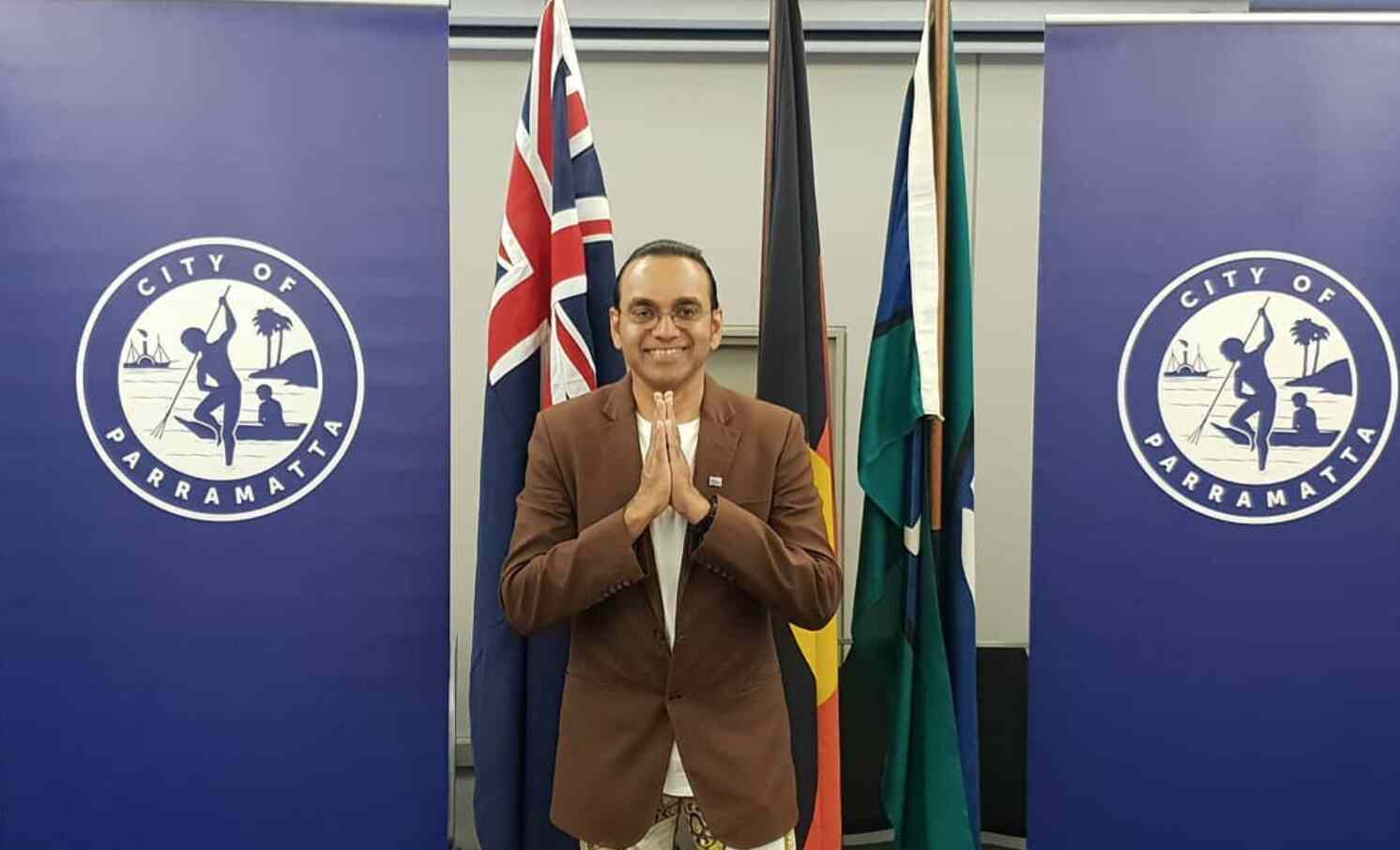 Anupam Sharma as the Ambassador of Australia Day