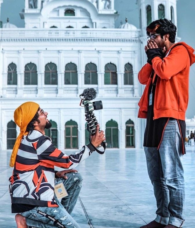 Anurag Dobhal at Kartarpur Gurudwara