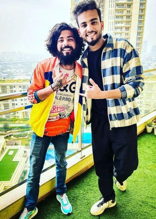 Anurag Dobhal with Elvish Yadav