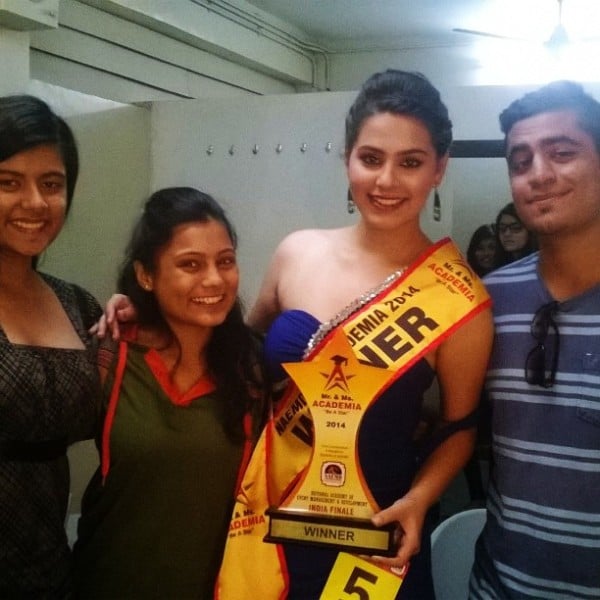 Anusha Mishra as the winner of Academia