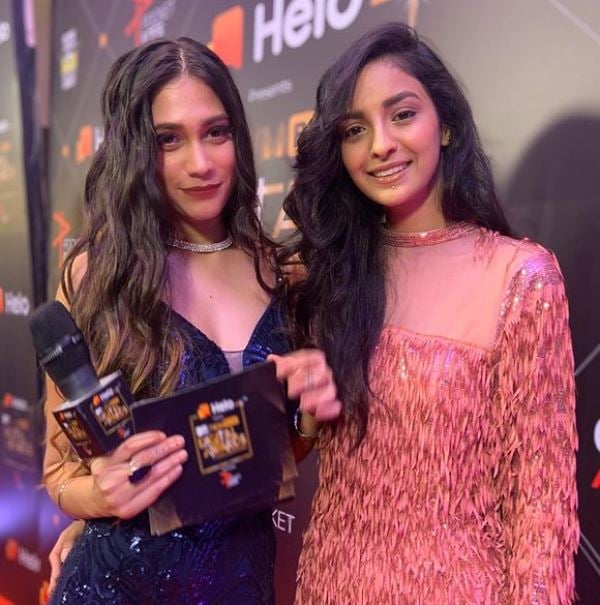 Anushka Mitra while hosting MTV IWMBuzz Digital Awards