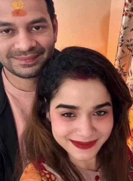 Anushka Yadav and Tej Pratap Yadav
