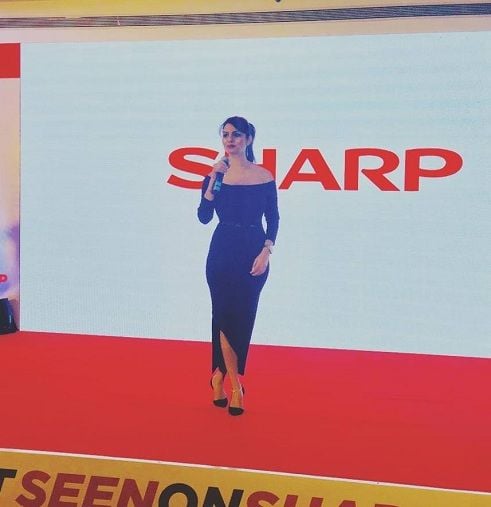 Anveshi Jain hosting an event