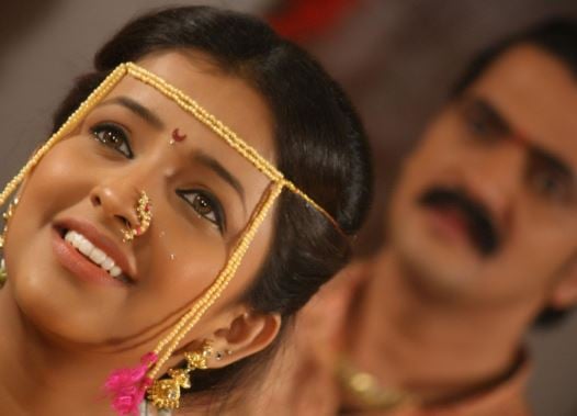 Apurva Nemlekar in a still from the serial Aabhas Ha