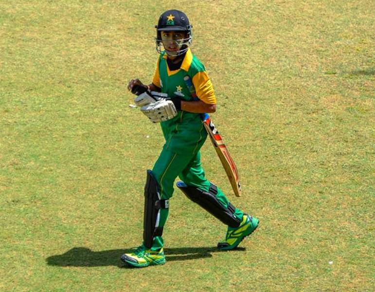 Arafat Minhas during 2017 PCB Under-13s Inter-Regional T20 Tournament