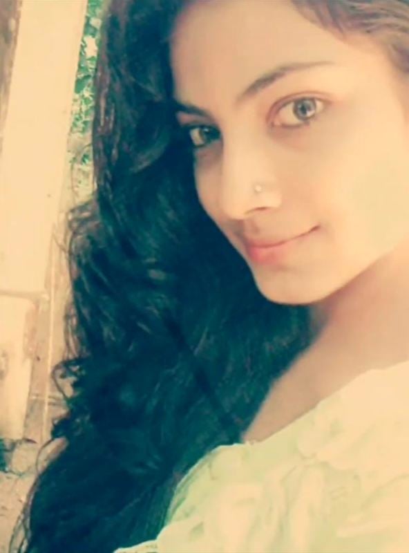 Arathy Krishna during her teenage years