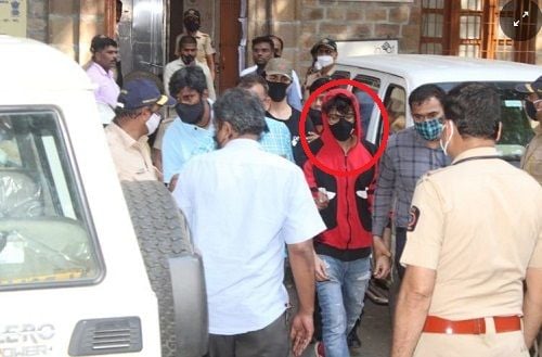 Arbaaz Merchant and Aryan Khan being taken into custody by NCB