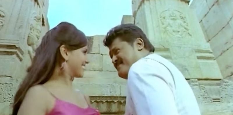 Archana Gupta (left) in a still from the Kannada film titled 