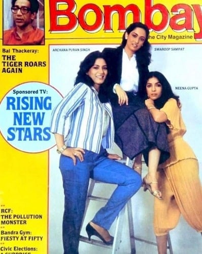 Archana Puran Singh featured on a magazine cover