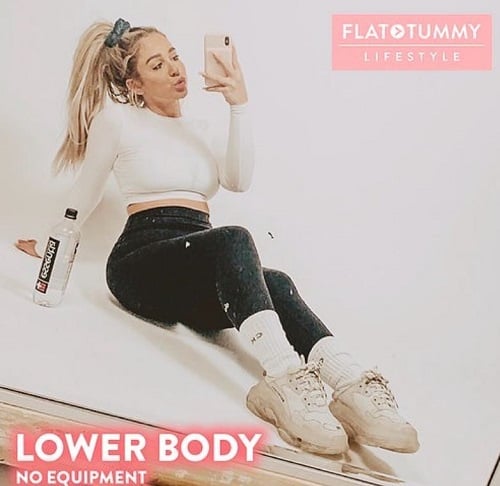 Ariana Biermann in a print ad